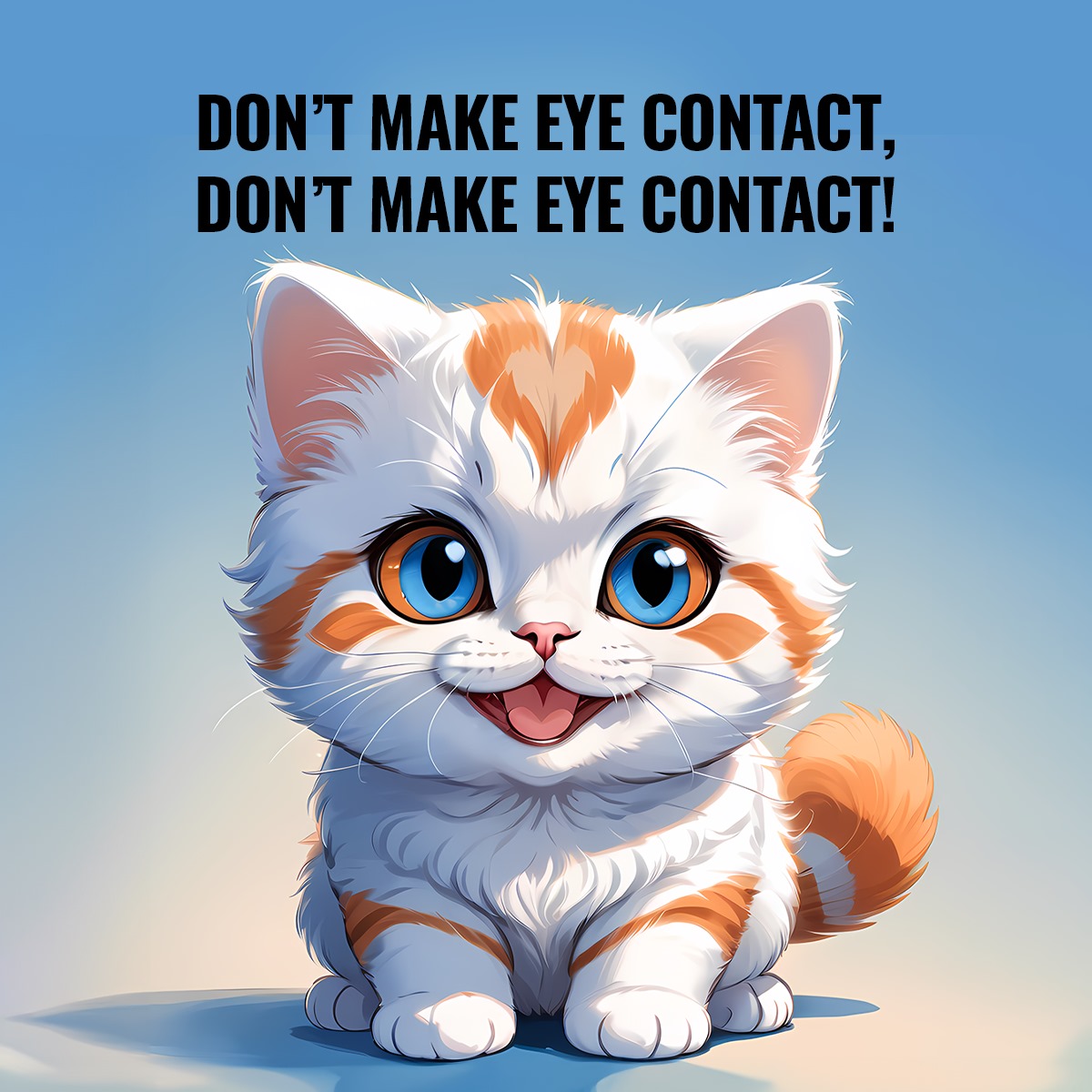 Don't make eye contact.